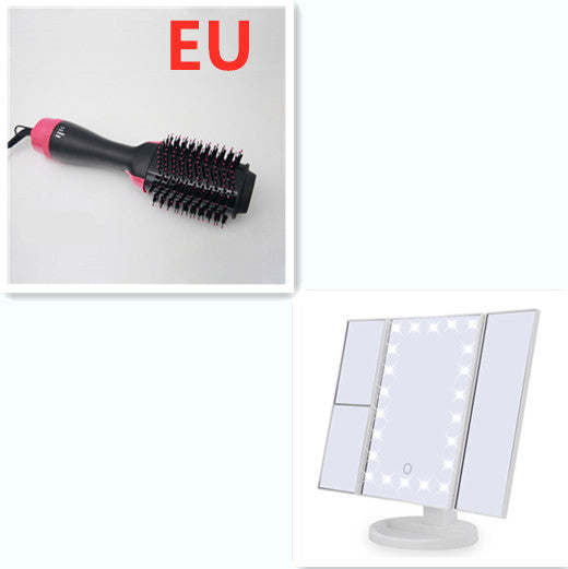 3-in-1 Multifunctional Hot Air Comb – Hair Dryer, Curler & Straightener Styling Brush