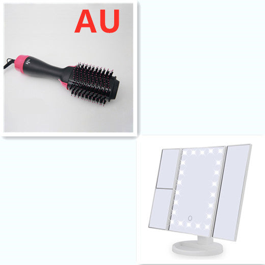 3-in-1 Multifunctional Hot Air Comb – Hair Dryer, Curler & Straightener Styling Brush