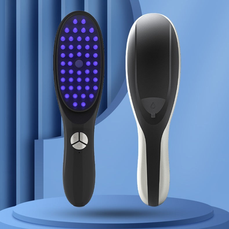 Vibrating Hair Care Device with Red & Blue Light Therapy – Hydrating & Scalp Nursing Instrument (MOQ 500)