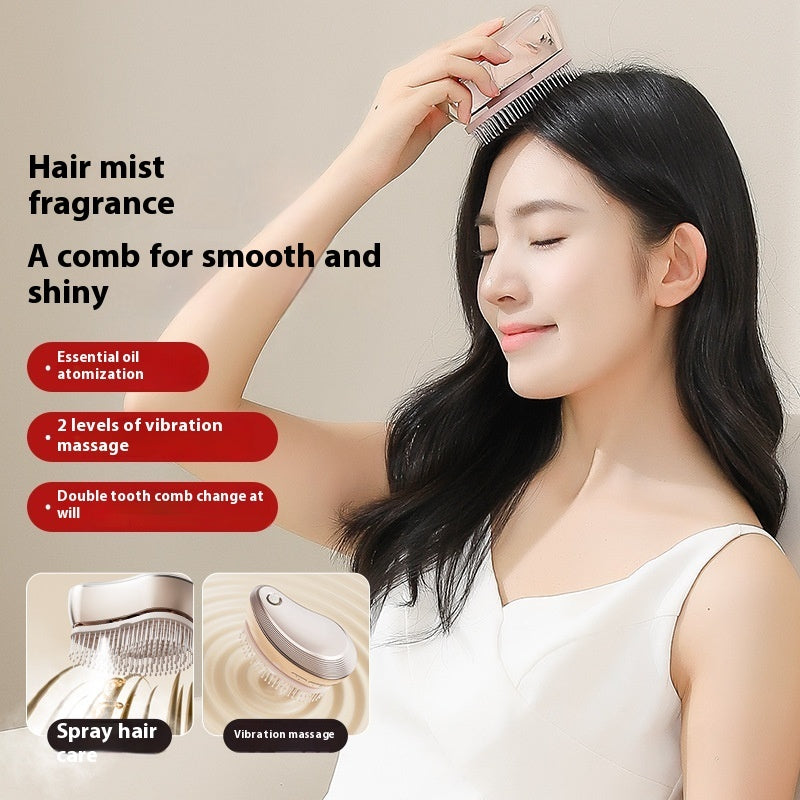 Ionic Hair Care Spray Massage Comb – Scalp Relaxation & Hair Growth Stimulation Brush