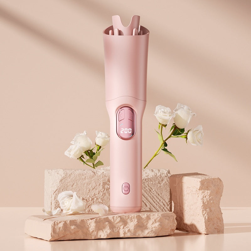 Wireless Automatic Hair Curler – LCD Display, USB Rechargeable, Portable Heat Styling Tool for Quick, Tangle-Free Curls