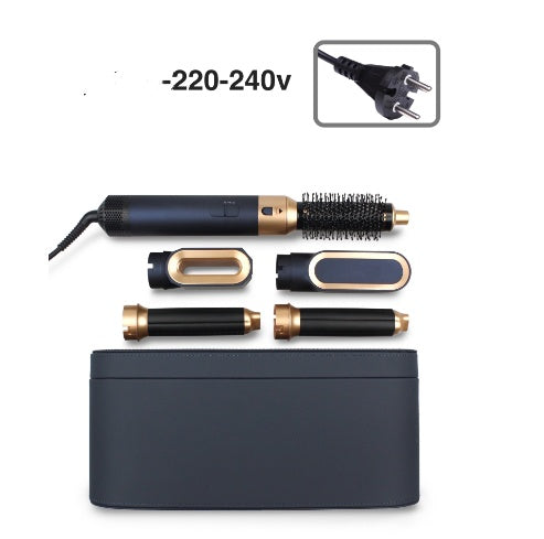 5-in-1 Hair Dryer & Styler Set – Multi-Functional Hot Air Brush with Curling Iron, Straightener & Volumizer