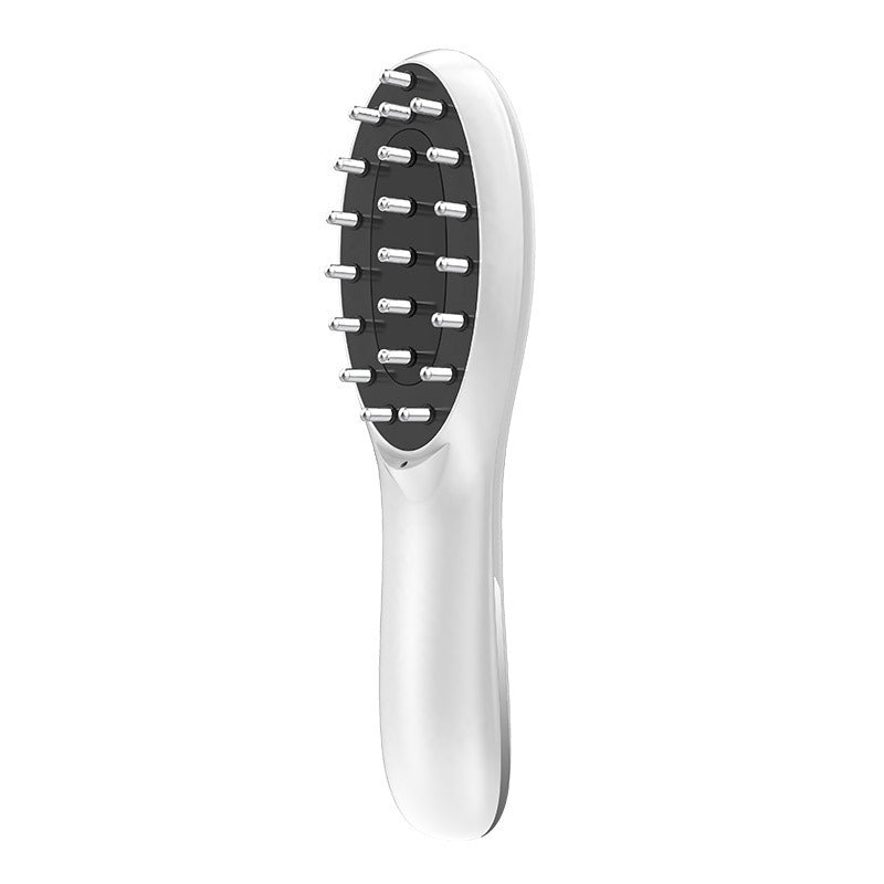 Electric Anion Hair Brush with Microcurrent, Red & Blue Light Therapy, and Vibration Massage
