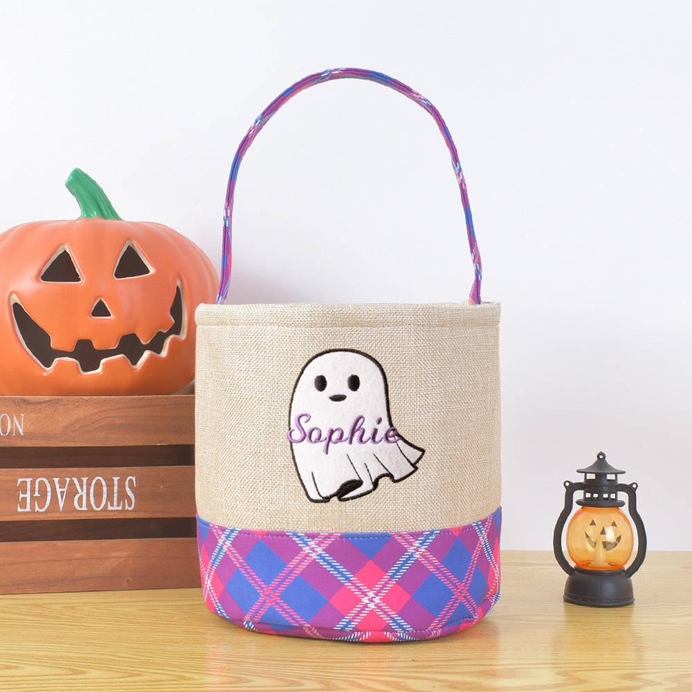 Halloween Ghost Fabric Storage Basket β Cute Foldable Organizer Bin for Toys, Laundry & Decor