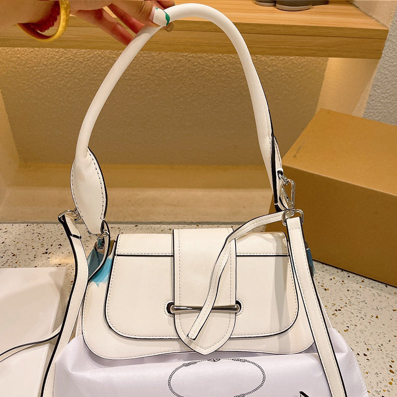 Retro European & American Style Women’s Leather Shoulder Bag – Classic Fashion Accessory