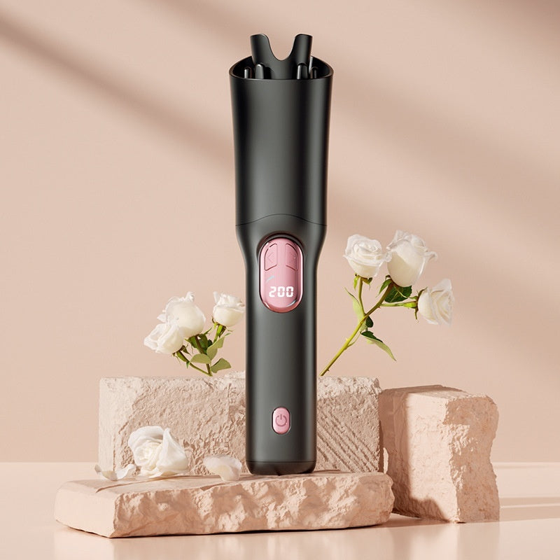 Wireless Automatic Hair Curler – LCD Display, USB Rechargeable, Portable Heat Styling Tool for Quick, Tangle-Free Curls