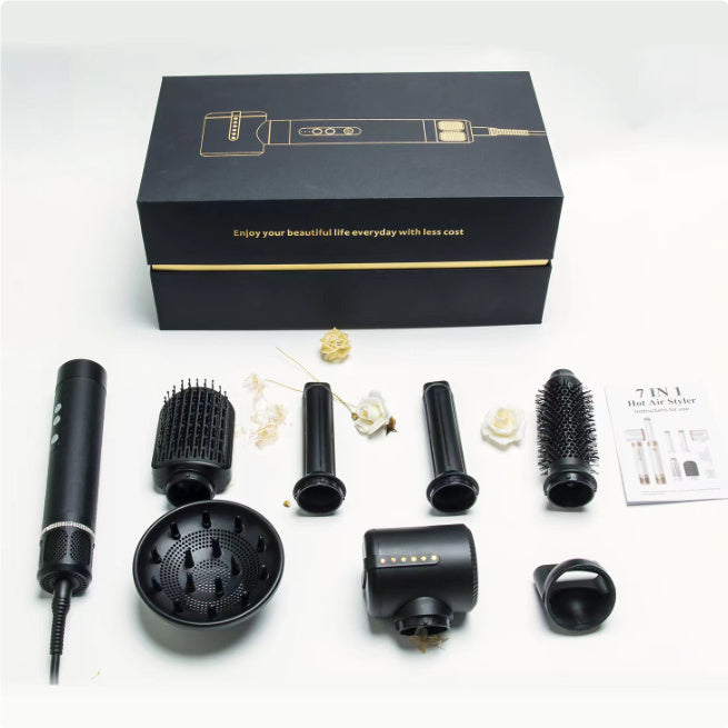 7-in-1 Multifunctional High-Speed Hair Dryer & Straightening Comb – Fast Dry & Styling Tool