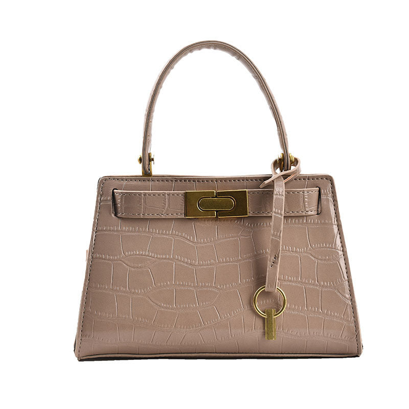 Trendy Stone Pattern Messenger Bag – Stylish Simple Design for Women