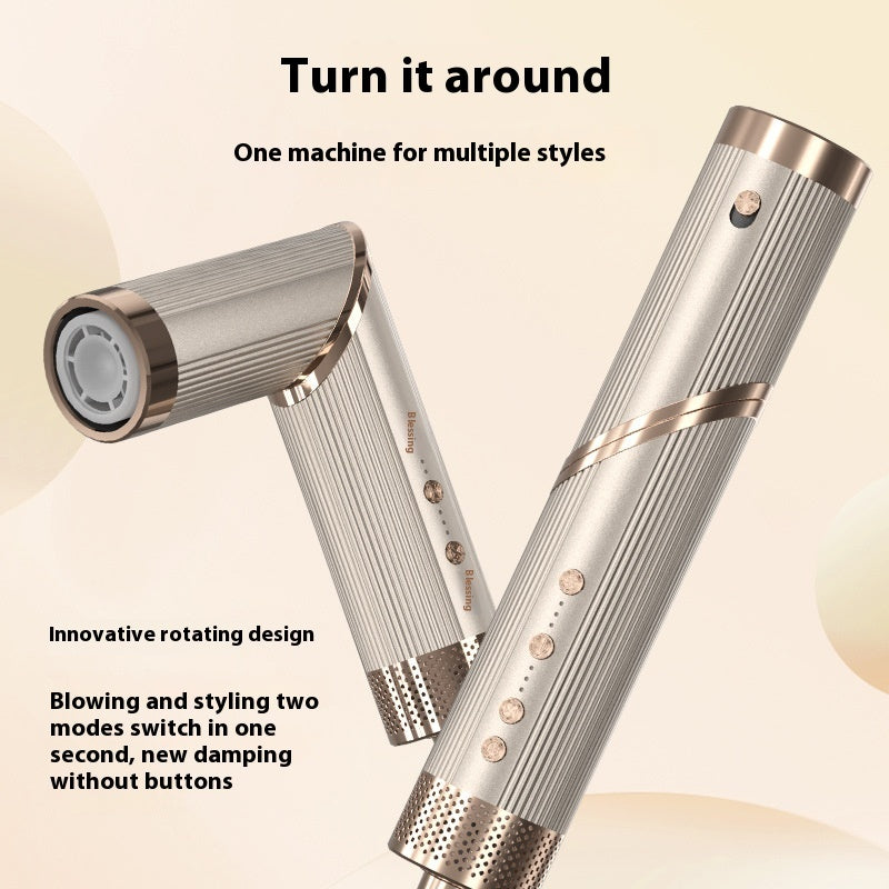 9-in-1 High-Speed Hair Dryer & Hot Air Comb - Multifunctional Blow Dryer for Styling, Straightening, Curling & Volumizing