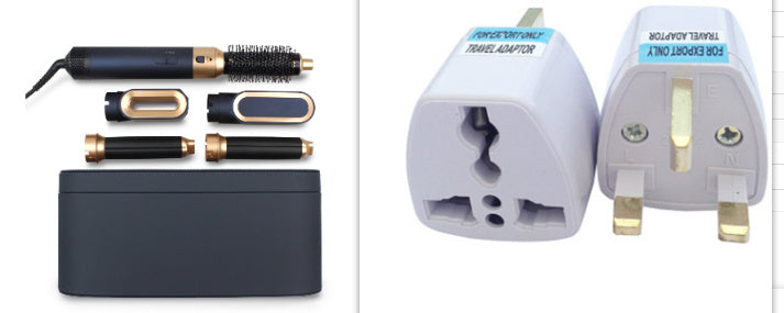 5-in-1 Hair Dryer & Styler Set – Multi-Functional Hot Air Brush with Curling Iron, Straightener & Volumizer
