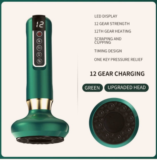 Electric Vacuum Cupping Massager | Anti-Cellulite & Fat Burning Gua Sha Cups | Slimming Suction