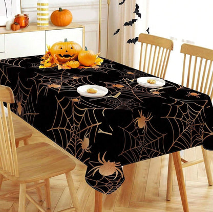 Halloween Coffee Table Square Round Table Waterproof Flower Stand Table Cloth