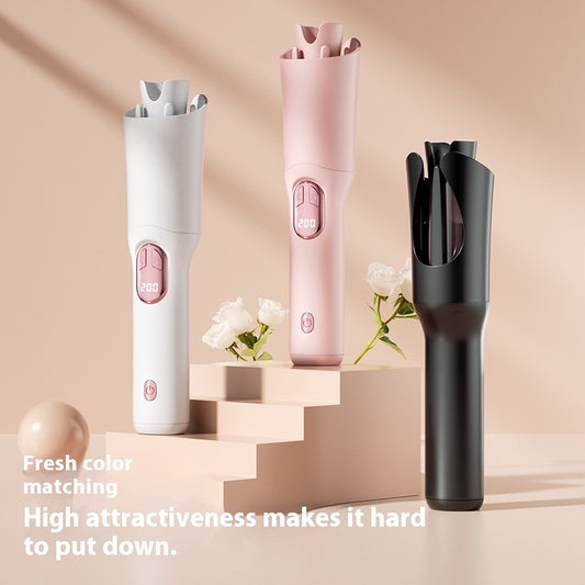 Wireless Automatic Hair Curler – LCD Display, USB Rechargeable, Portable Heat Styling Tool for Quick, Tangle-Free Curls
