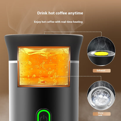 Portable 3-in-1 Coffee Maker with Electric Grinder