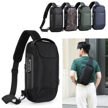 Waterproof Men's Sling Bag – Crossbody Chest Backpack for Outdoor & Travel