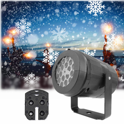Rotating Snowflake Christmas Projector Light – LED Outdoor Holiday & Garden Decor