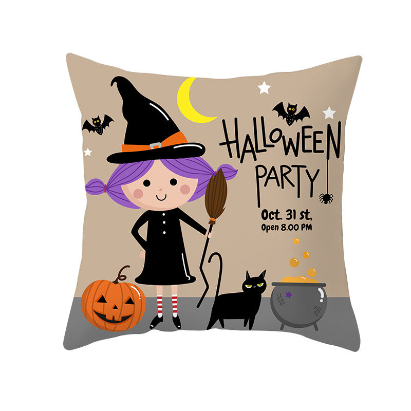 Halloween Decorative Cushion – Spooky Plush Pillow for Home & Party Decor