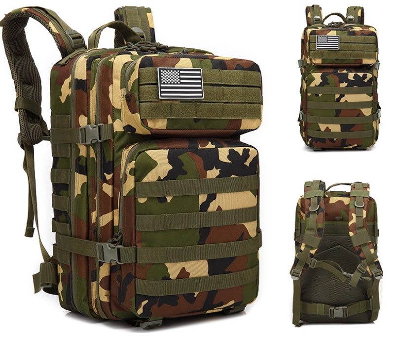 Tactical Military Backpack – Outdoor Hiking, Travel & Laptop Bag for Men | Rugged Army-Style Gear