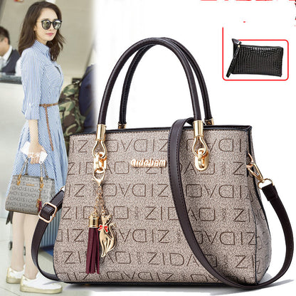 Printed Fashion Women’s Large Single Shoulder Messenger Bag – Versatile All-Match Handbag