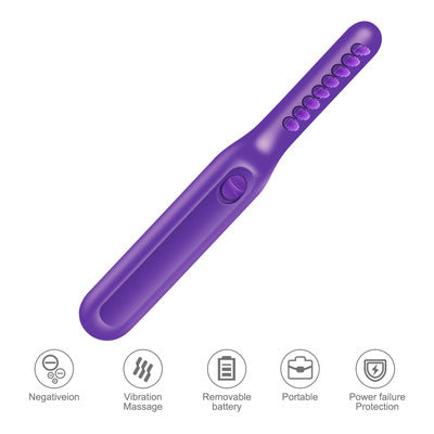 Electric Detangling Hair Brush with Scalp Massage – Ionic Hair Straightener & Anti-Frizz Brush for Effortless Hair Care