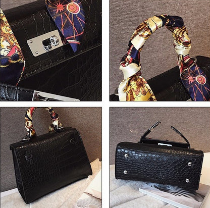 Elegant Stone Pattern Platinum Women’s Shoulder Bag – Chic & Stylish Accessory