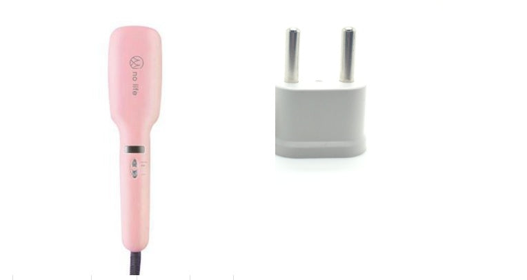 Ionic Hair Straightening Brush – Anti-Frizz Anion Technology, Fast Heating, Portable Hair Straightener Comb