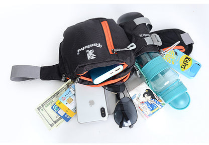 Unisex Hiking & Cycling Water Bottle Bag – Outdoor Pouch with Multiple Pockets