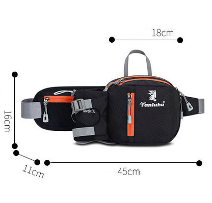 Unisex Hiking & Cycling Water Bottle Bag – Outdoor Pouch with Multiple Pockets
