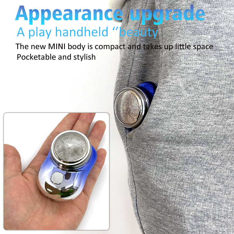 Mini Portable Cordless Electric Shaver for Men