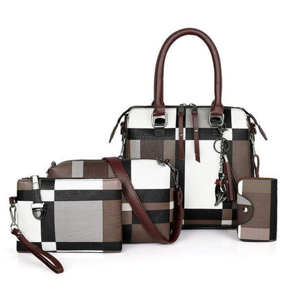 New Luxury Plaid Handbags for Women – Designer-Inspired Stylish Tote & Shoulder Bags