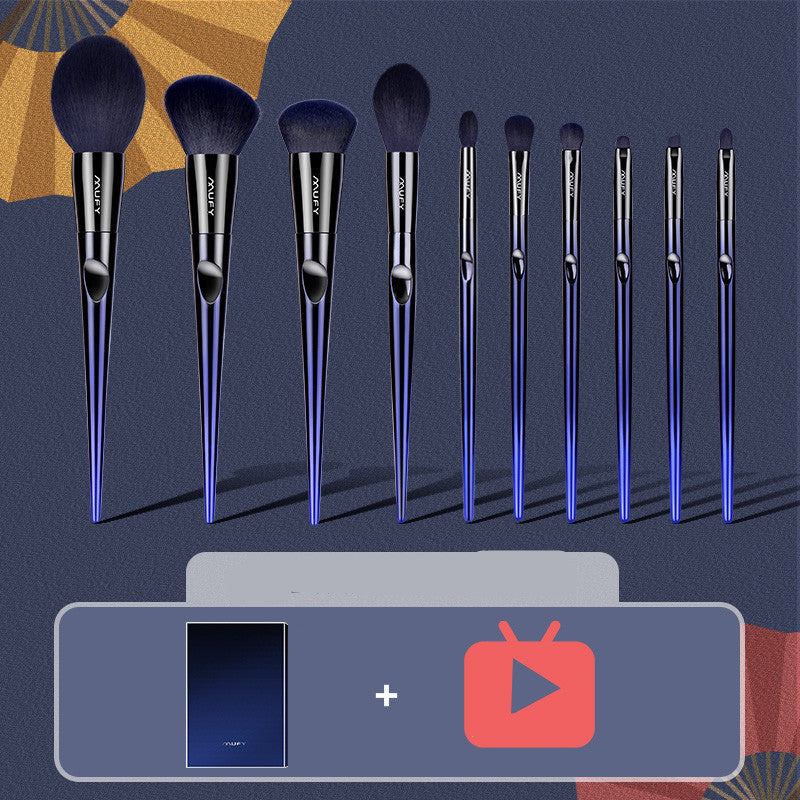 Professional 12-Piece Makeup Brush Set – Full Face & Eye Shadow Brushes | Soft, High-Quality Bristles for Flawless Application