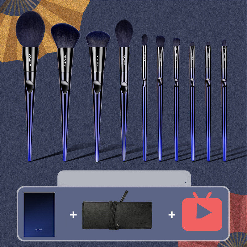Professional 12-Piece Makeup Brush Set – Full Face & Eye Shadow Brushes | Soft, High-Quality Bristles for Flawless Application