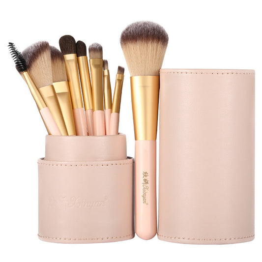 Household Cleaning Set – 9-Piece Bucket and Brush Kit with Natural Horse Hair Brush
