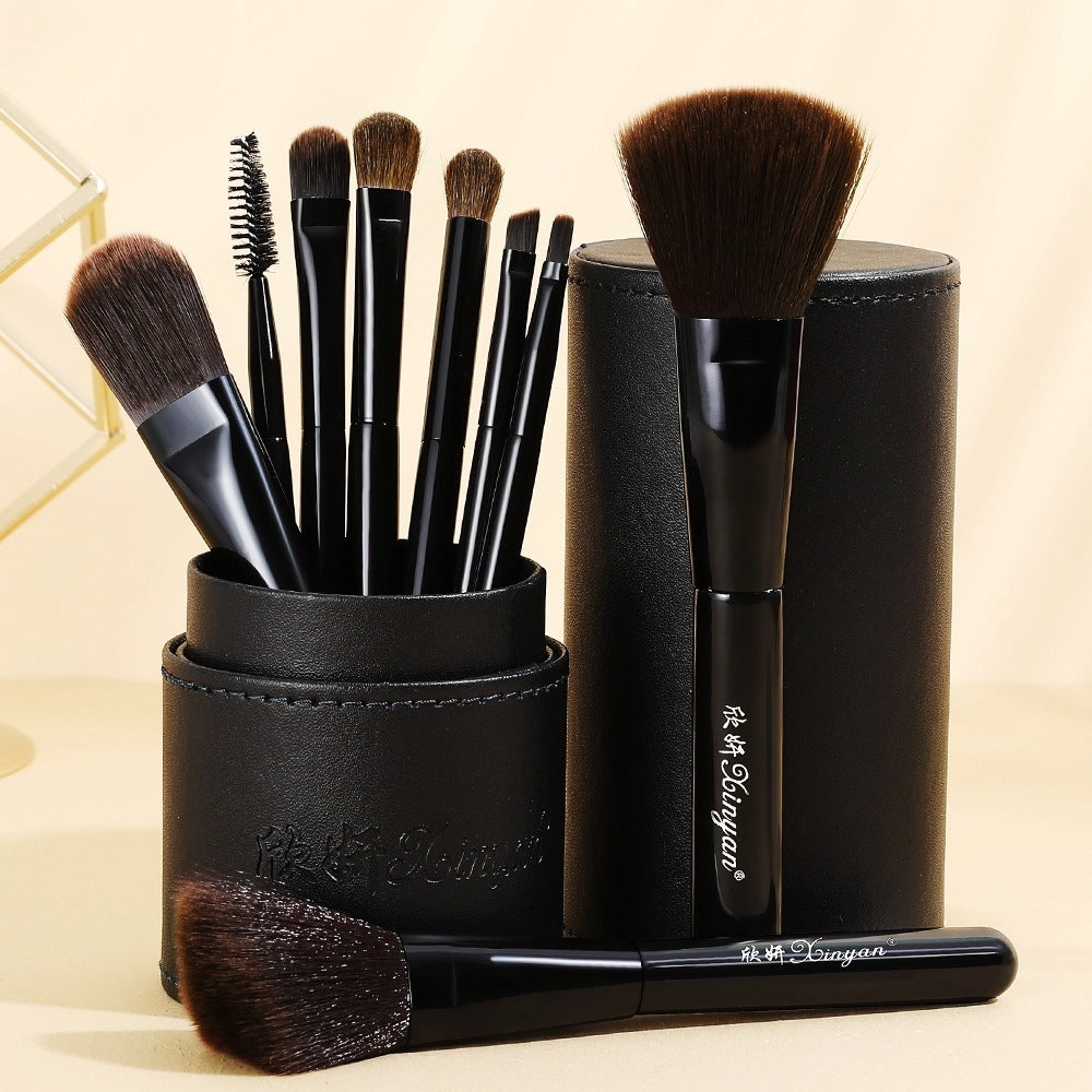 Household Cleaning Set – 9-Piece Bucket and Brush Kit with Natural Horse Hair Brush