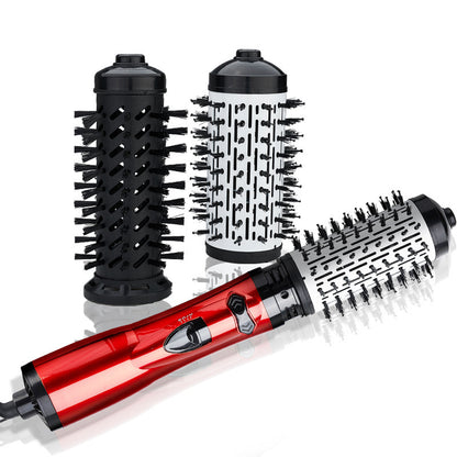 2-in-1 Professional Hair Dryer Brush & Curler – Rotating Hot Air Styling Tool