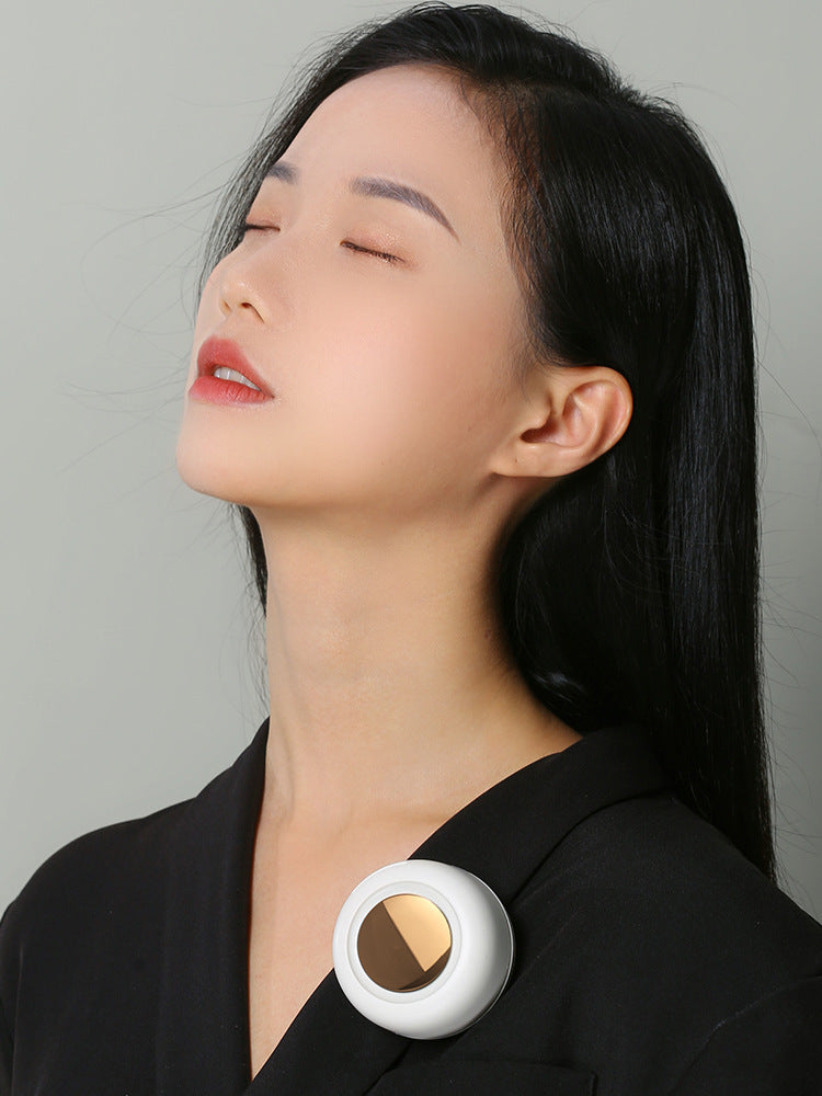 Mini Clip Fan | Hanging Waist & Neck Fan for Girls | USB Rechargeable, 3 Speeds, Leafless Design