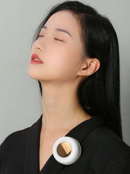 Mini Clip Fan | Hanging Waist & Neck Fan for Girls | USB Rechargeable, 3 Speeds, Leafless Design