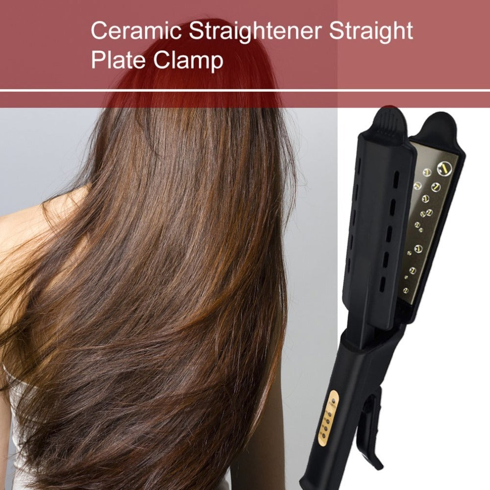 U.S. Standard Steam Hair Straightener – Non-Damaging Hair Styling Iron with Moisturizing Steam Technology