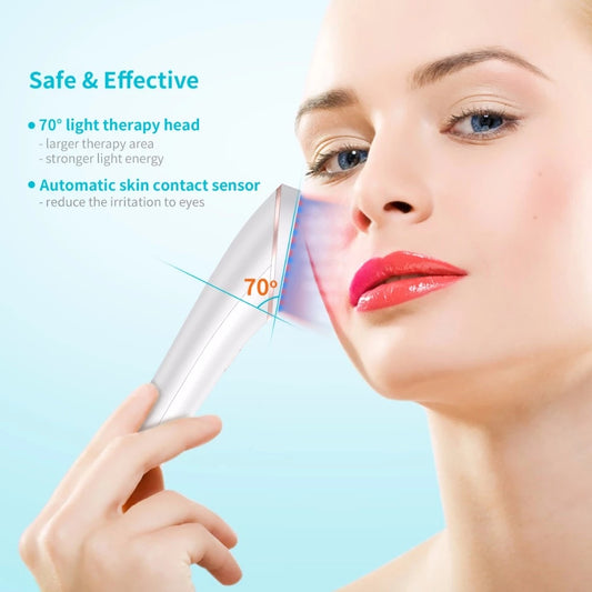 Xpreen Wireless Rechargeable Acne Light Therapy Device – Blue & Red Light Acne Treatment & Clearing Eraser