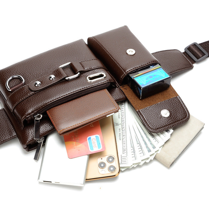 Men’s Sports Waist Bag – Multifunctional Outdoor Belt Bag for Travel, Running & Hiking