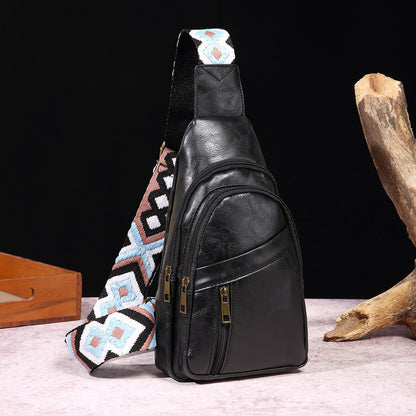 European & American Retro Casual Women’s Chest Bag – Stylish Everyday Crossbody