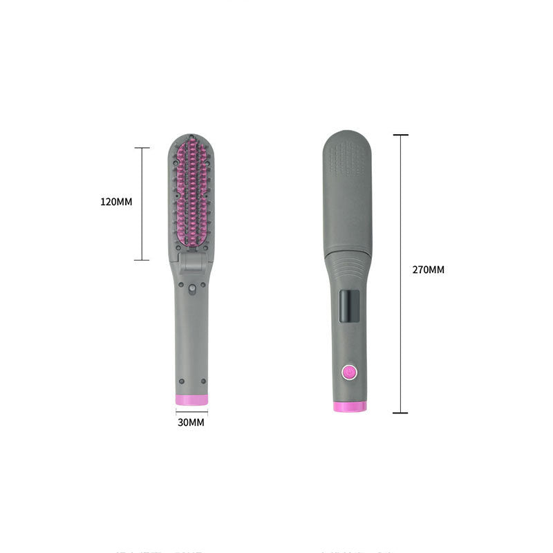 Portable Negative Ion Hair Straightener – Wet & Dry Use, Curl & Straighten, Fast Styling for All Hair Types