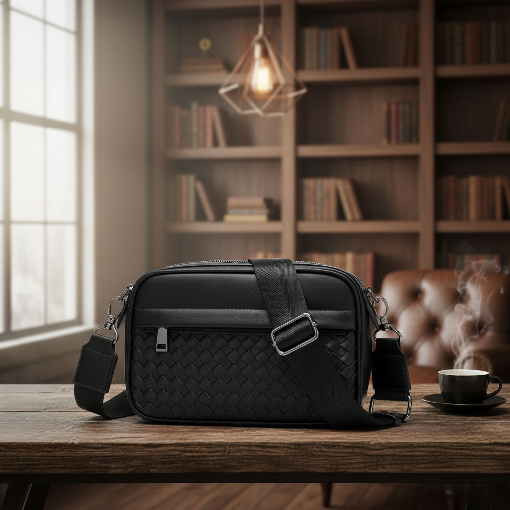 Men’s Fashion Shoulder Bag – Casual Small Backpack for Daily & Travel Use