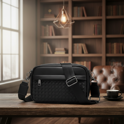 Men’s Fashion Shoulder Bag – Casual Small Backpack for Daily & Travel Use