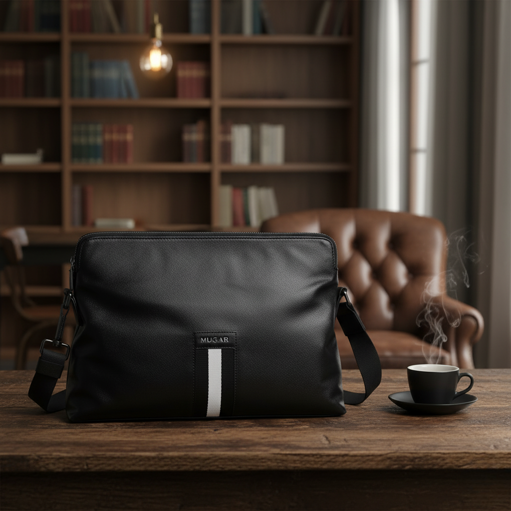 Durable Leather Men’s Messenger Bag – Business & Everyday Use