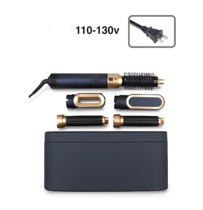 5-in-1 Hair Dryer & Styler Set – Multi-Functional Hot Air Brush with Curling Iron, Straightener & Volumizer