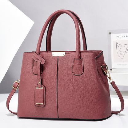 Women’s PU Leather Large Capacity Tote Bag – Square Shoulder & Crossbody Bag for Daily Use