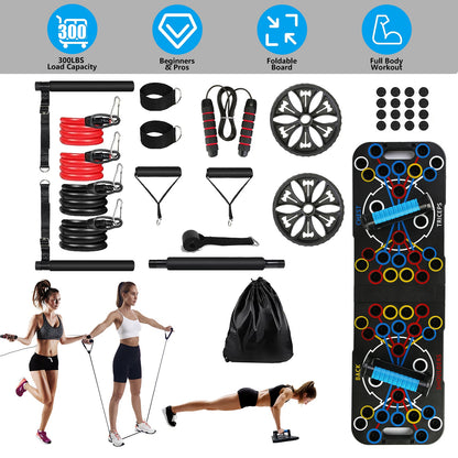 Multifunctional Push-Up Board Home Gym Set
