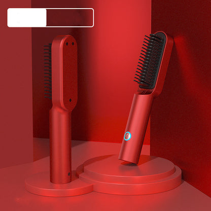 Professional USB Hot Air Comb – Portable Hair Dryer and Styling Brush
