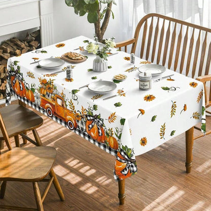 Halloween Coffee Table Square Round Table Waterproof Flower Stand Table Cloth